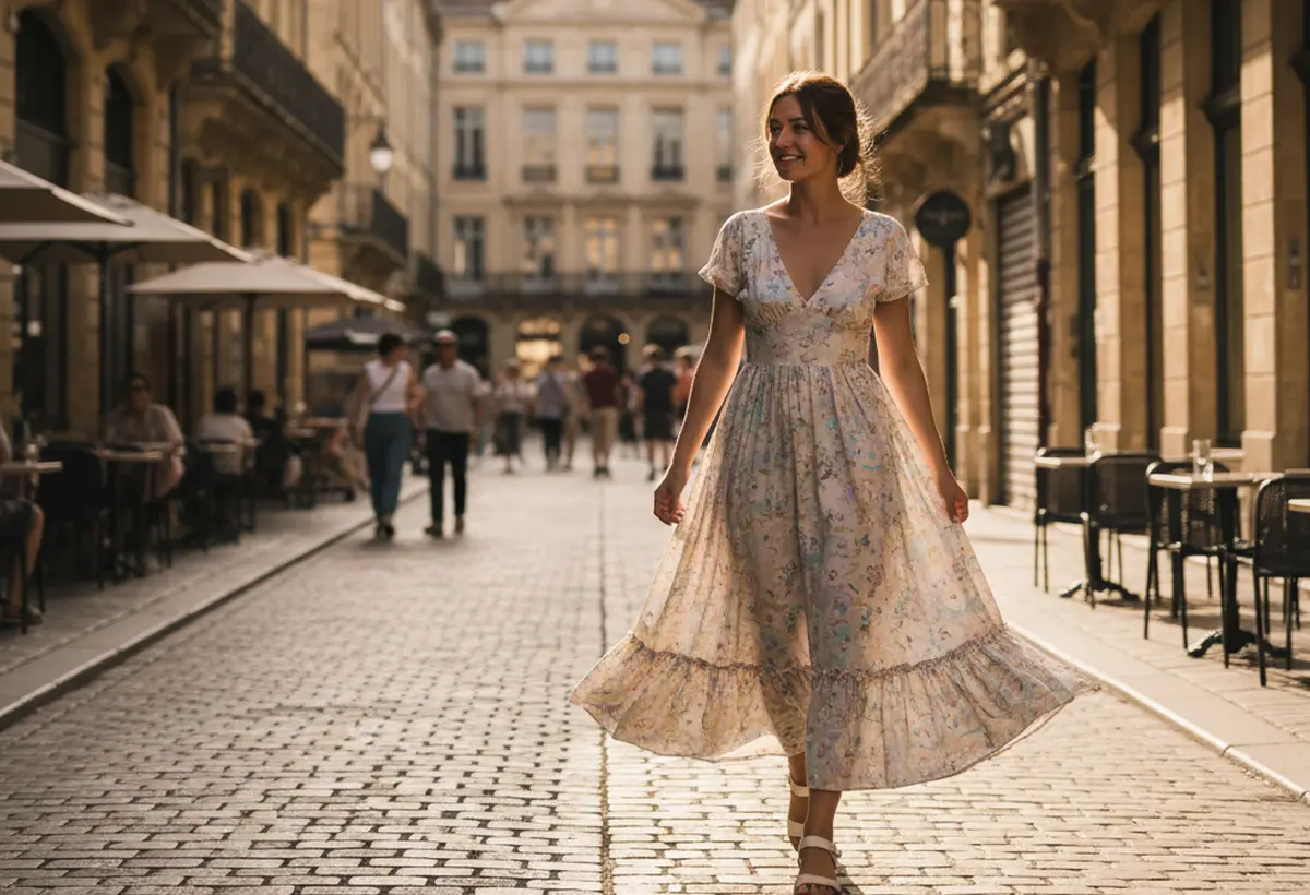 Robe légère été fluide